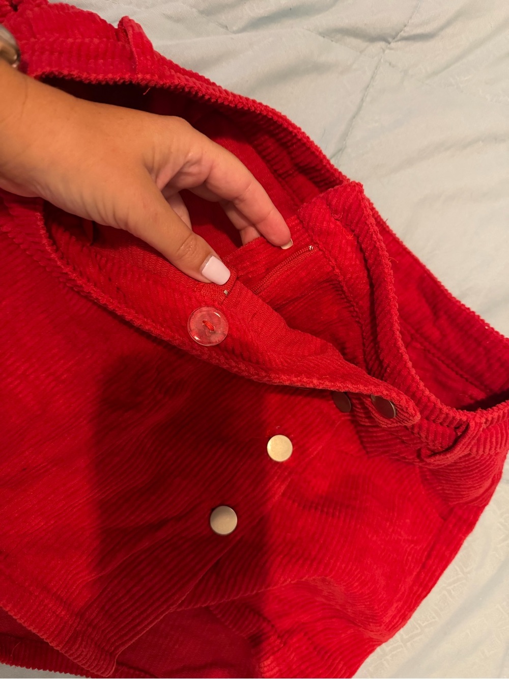 Red skort - Picture 3 of 4